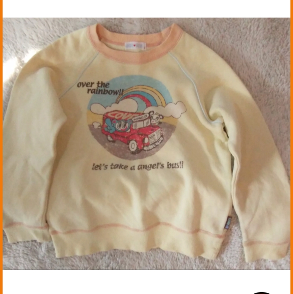 Vintage / Retro Angel Blue Sweater Size S Juniors